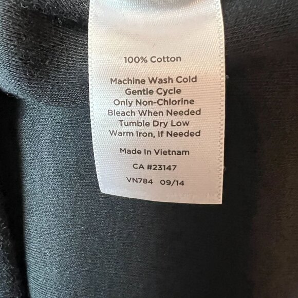 Talbots Black Short-Sleeve Dress With Gold Chain Detail At Neckline - Picture 2 of 10